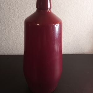 Fonseca 9" Red Ceramic Vase from Portugal